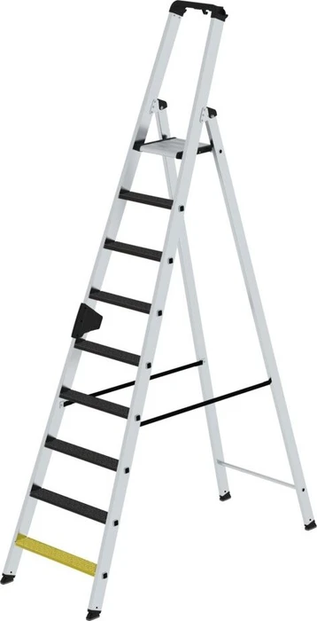 Günzburger Steigtechnik clip-step R13 Stufen-Stehleiter, 9 Stufen