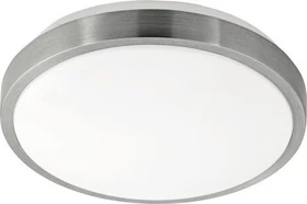 Eglo Competa 1 rund 24.5cm Wand-/Deckenleuchte nickel/weiß