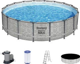 Bestway Steel Pro Max Frame Pool Set rund 549x122cm