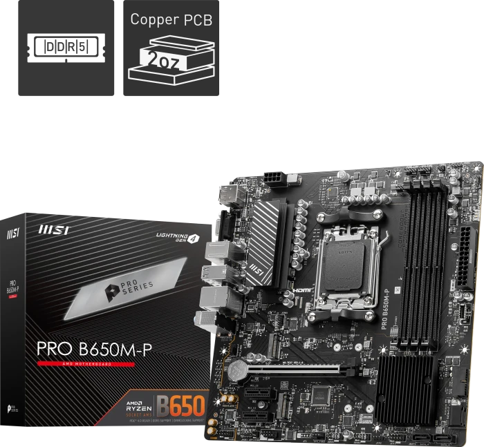 MSI PRO B650M-P (AMD AM5)