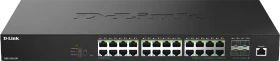 D-Link DMS-1250 Rackmount 2.5G Smart Switch, 24x RJ-45, 4x SFP+, 475W PoE++ (DMS-1250-28P)