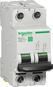 Schneider Electric Multi 9 OEM LS-Schalter C60H-DC 2-polig 6A B-Char. 500V-DC UL1077
