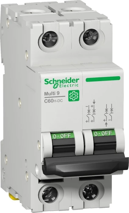 Schneider Electric Multi 9 OEM LS-Schalter C60H-DC 2-polig 6A B-Char. 500V-DC UL1077