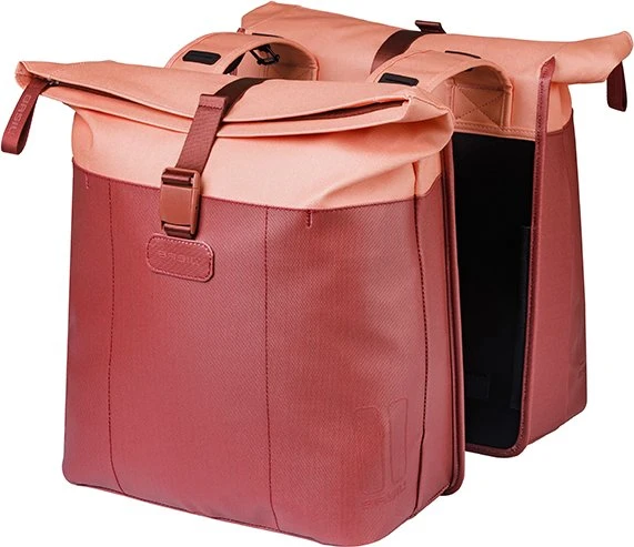 Basil Vive Doppeltasche Gepäcktasche bordeaux/pink