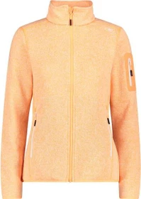 CMP Knit Tech Melange Fleece Jacke sunrise/bianco (Damen)
