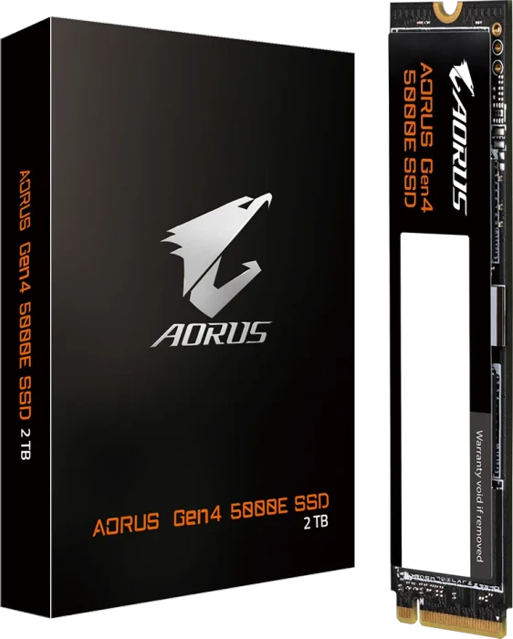GIGABYTE AORUS Gen4 5000E SSD 2TB, M.2 2280 / M-Key / PCIe 4.0 x4
