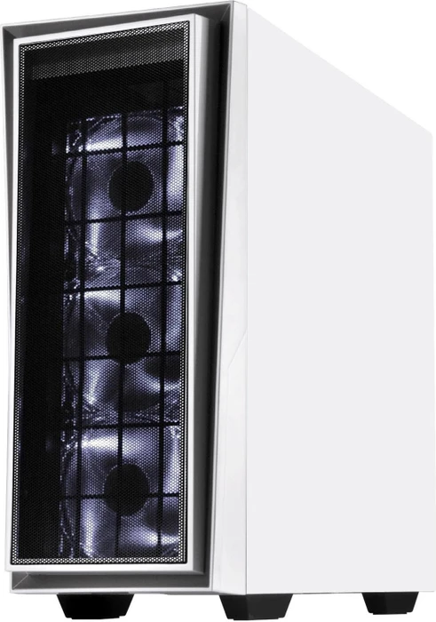 SilverStone Redline Series RL06 GP weiß, Glasfenster, Lüfter LED weiß