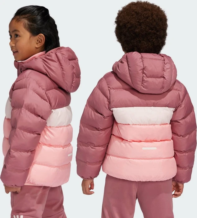 adidas Synthetic Down Funktionsjacke preloved crimson/sandy pink/semi pink spark (Junior)