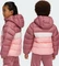 adidas Synthetic Down Funktionsjacke preloved crimson/sandy pink/semi pink spark (Junior) Vorschaubild