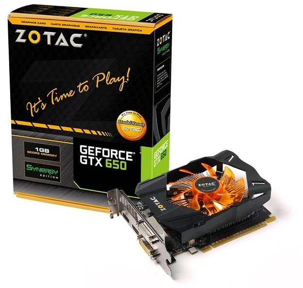 Zotac GeForce GTX 650 Synergy, 1GB GDDR5, 2x DVI, 2x HDMI