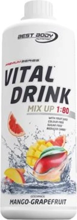 Best Body Nutrition Vital Drink Zerop Mango Grapefruit 1l