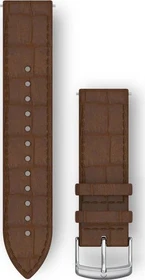 Garmin Schnellwechsel Ersatzarmband 20mm Leder dunkelbraun