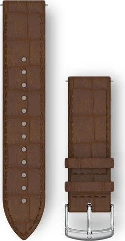 Garmin Schnellwechsel Ersatzarmband 20mm Leder dunkelbraun