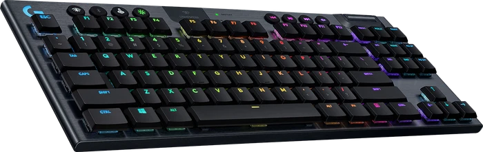 Logitech G915 TKL Carbon, LEDs RGB, schwarz, GL Tactile, USB/Bluetooth, US