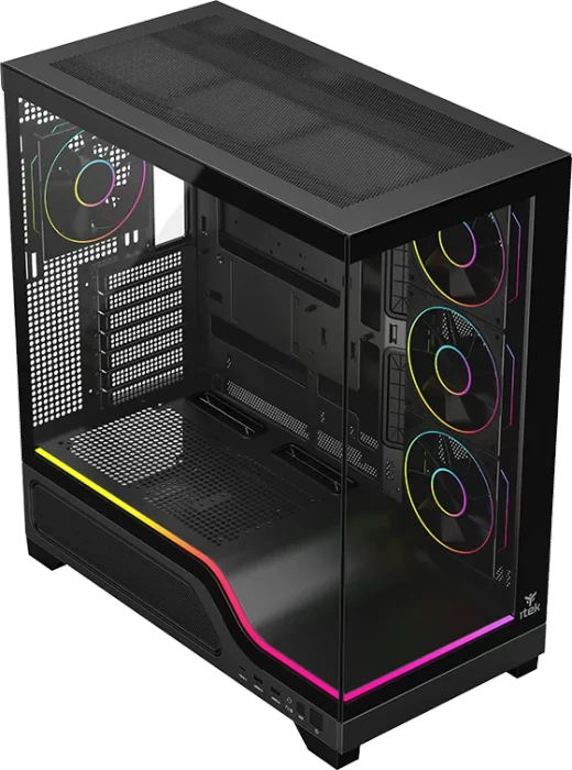iTek Showbui Wave 82B Black, Glasfenster