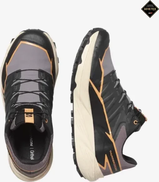Salomon Thundercross GTX shark/black/papaya (Damen)