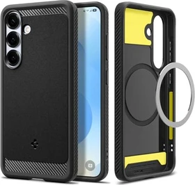 Spigen Rugged Armor (MagFit) für Samsung Galaxy S25+ Matte Black