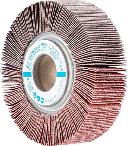 Pferd FR 10030/25.4 A 80 Lamellenschleifwalze K80, 100x30mm, 2 Stück