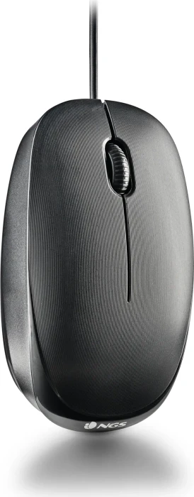 NGS Flame C Wired Mouse schwarz, USB-C