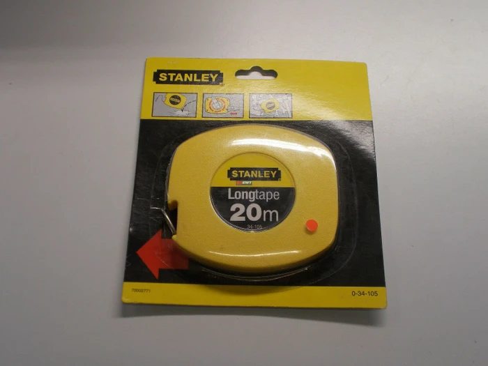 Stanley Standard Stahl Kapsel-Maßband 20m