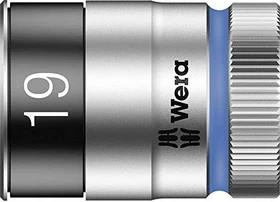 Wera 8790 HMC HF Zyklop Außensechskant Steckschlüssel 1/2", 19x37mm