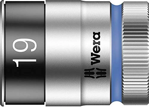 Wera 8790 HMC HF Zyklop Außensechskant Steckschlüssel 1/2", 19x37mm