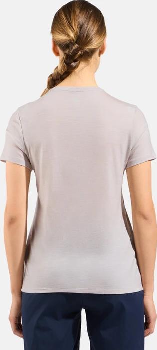 Odlo Ascent Merino 160 Tree Funktionsshirt kurzarm silver cloud (Damen)