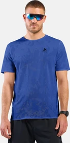 Odlo Zeroweight Engineered Chill-Tec Laufshirt kurzarm dazzling blue melange (Herren)