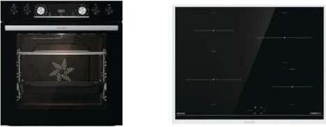 Gorenje Black Set 4 (BCIX6737E05BG + ID640X) Einbauherd-Set
