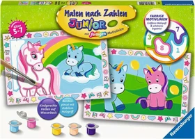 Ravensburger Malen nach Zahlen Junior Zauberhafte Einhörner
