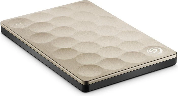 Seagate Backup Plus Ultra Slim, gold, 1TB, USB 3.0 Micro-B