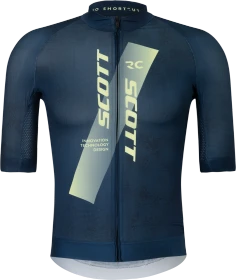 Scott RC Pro Trikot kurzarm dark blue/acid yellow (Herren)