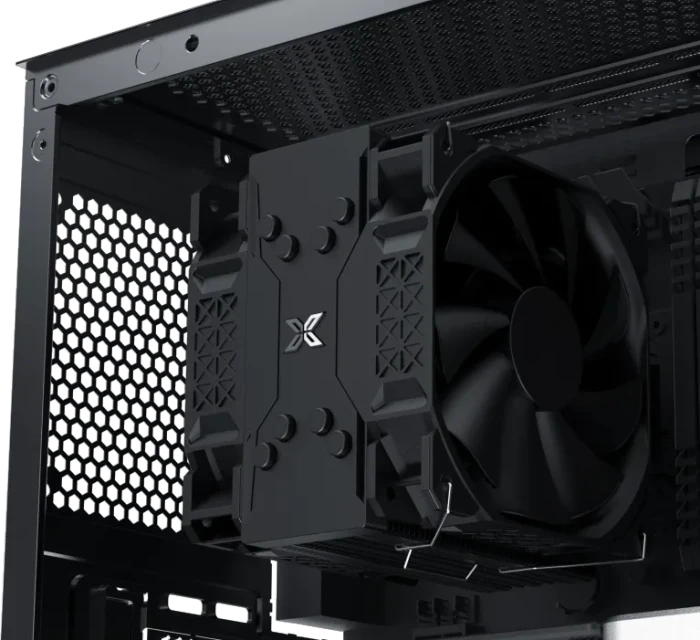 Xigmatek Gaming G Pro, schwarz, Glasfenster