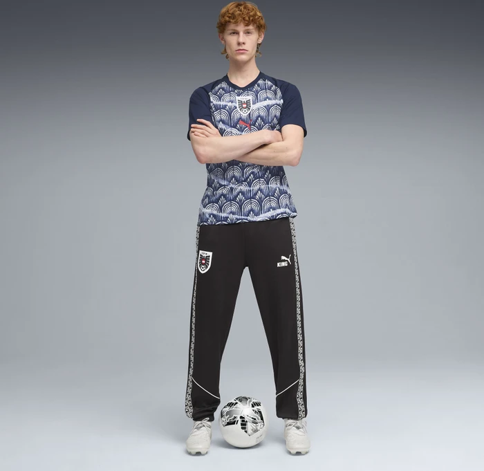 Puma Österreich Aufwärmtrikot kurzarm puma navy/puma red (Herren)