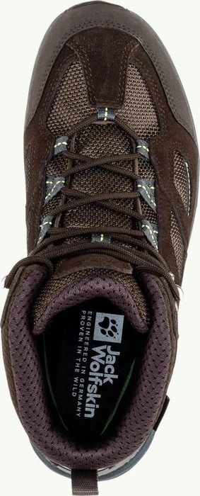 Jack Wolfskin Vojo 3 Texapore Mid dark brown/lime (Herren)