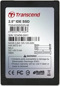 Transcend SSD25-M, IDE 44-Pin