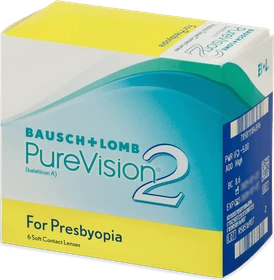 Bausch&Lomb PureVision 2 HD for Presbyopia, -4.50 Dioptrien, 6 Stück