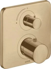 Hansgrohe Axor Citterio M Thermostat mit Absperrventil brushed bronze
