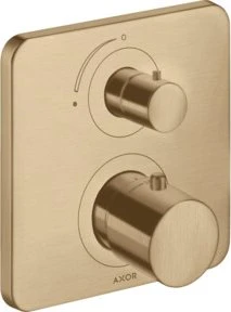 Hansgrohe Axor Citterio M Thermostat mit Absperrventil brushed bronze
