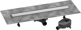 Hansgrohe RainDrain Go Duschrinne, Komplett-Set, edelstahl gebürstet