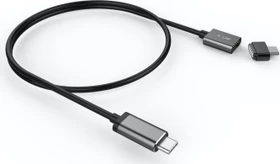 LMP Magnetic USB-C Ladekabel, schwarz, 3m (17466)