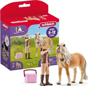 Schleich Horse Club - Playset Pferdepflegerin mit Island Pony Stute