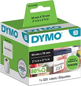 Dymo Endlosetiketten LabelWriter 99015, 70x54mm, weiß, 1er-Pack (330 Etiketten)