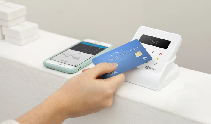SumUp Air Bezahlterminal 2. Gen weiß, Bluetooth 4.2, inkl. Ladeschale
