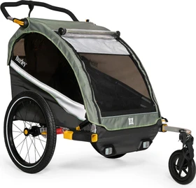 Burley D'Lite X Double Fahrradanhänger sage green/charcoal