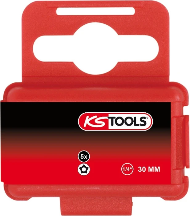 KS Tools Classic Pentalob Bit 1/4", TS40x25mm, 5 Stück