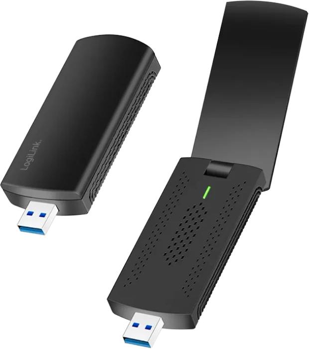 LogiLink Wi-Fi 6E WLAN Adapter, 2.4GHz/5GHz/5.8GHz WLAN, USB-A 3.0 [Stecker]