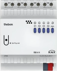 Theben RM 4 H KNX 4-fach, 25A, 4TE REG, Schaltaktor (4940212)