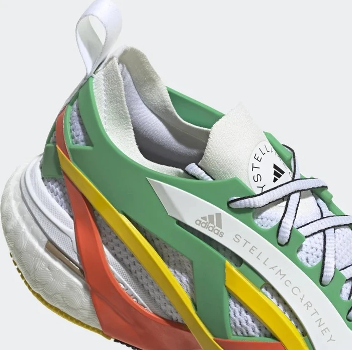 adidas Solar Glide by Stella McCartney green/cloud white/semi impact orange (Damen)