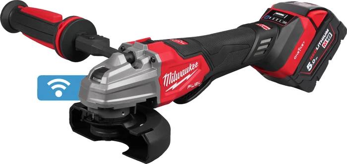 Milwaukee M18 FSAGSVO125X-502X One-Key Fuel Akku-Winkelschleifer inkl. Koffer + 2 Akkus 5.0Ah